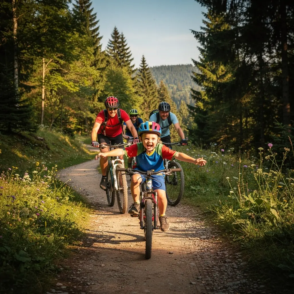 Mapa turistických okruhů v České republice s vyznačenými atrakcemi.